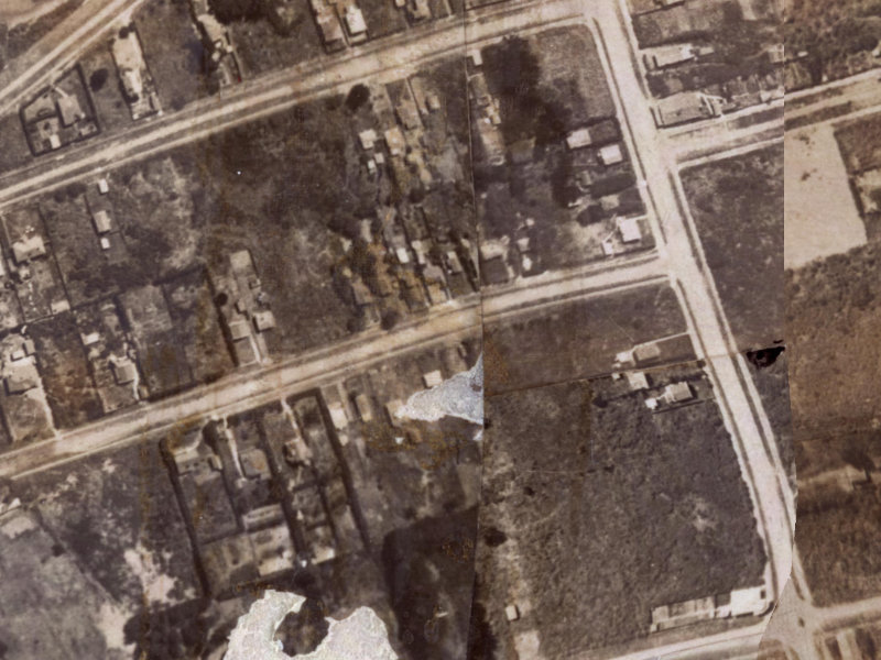 24a Blake Street from the air, 1925-1929