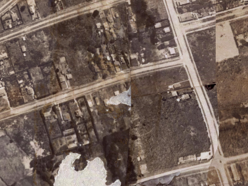 21A Blake Street from the air, 1925-1929