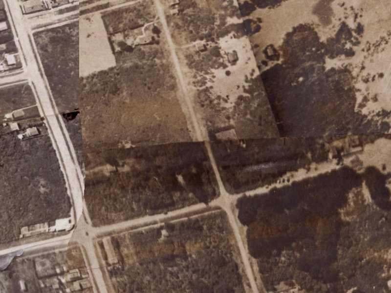 90 Pine Avenue from the air, 1925-1929