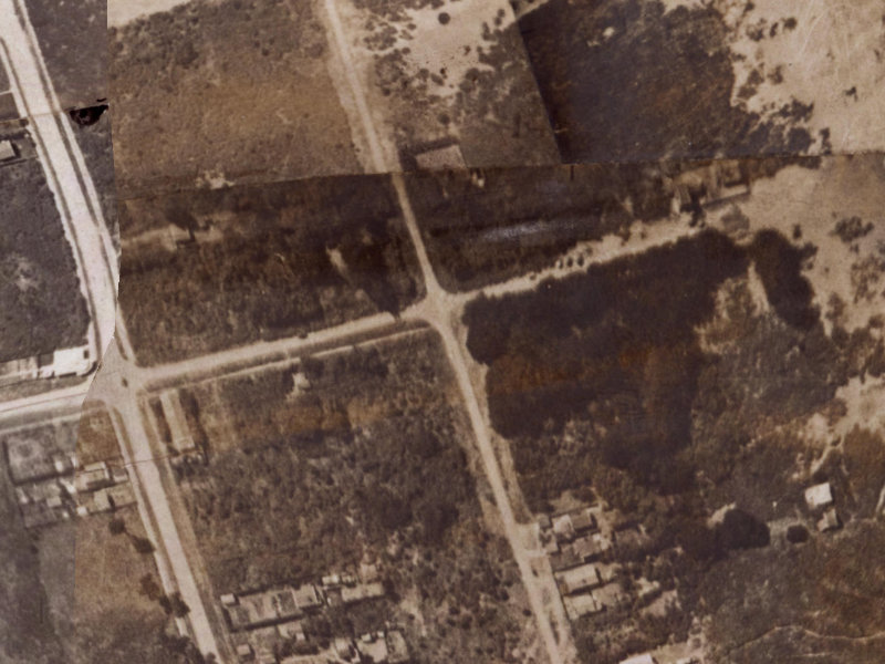 103 Pine Avenue from the air, 1925-1929