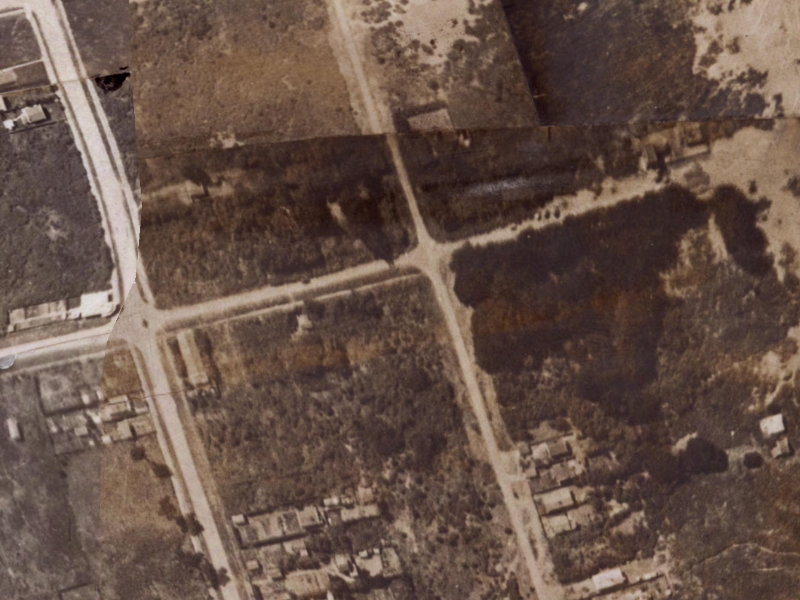 110 Pine Avenue from the air, 1925-1929