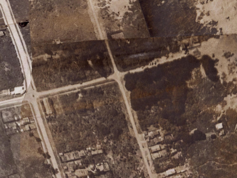 108 Pine Avenue from the air, 1925-1929