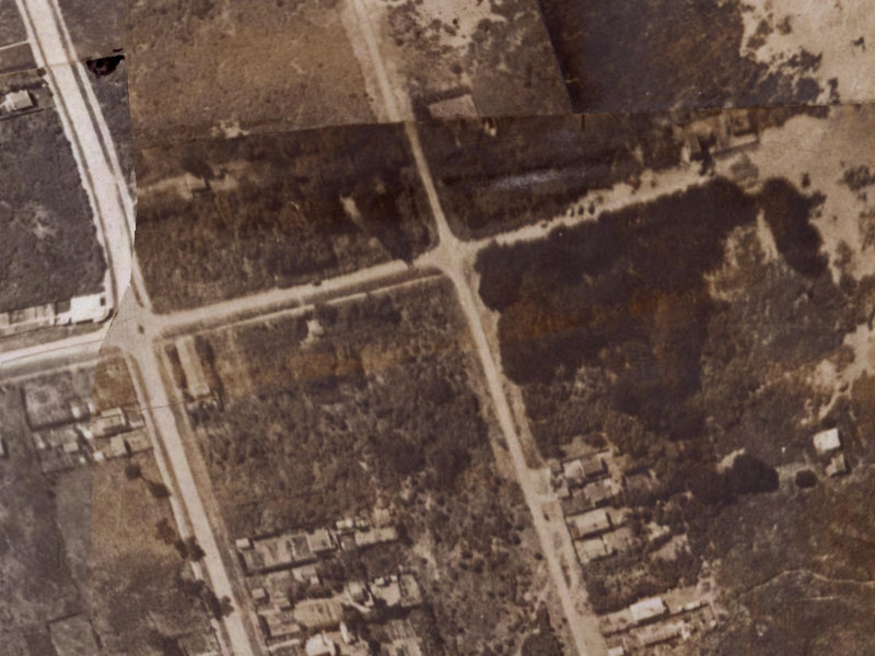 110 Pine Avenue from the air, 1925-1929
