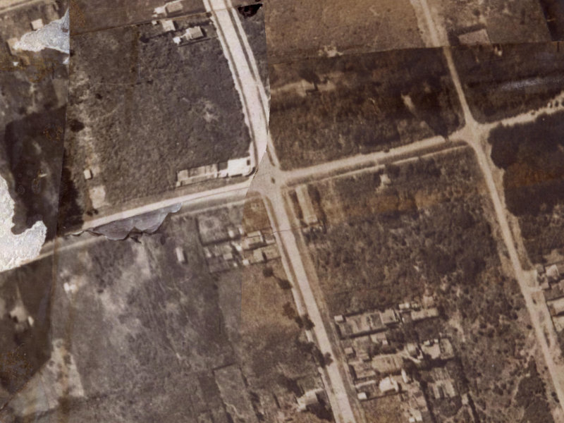 57 Bridge Street from the air, 1925-1929