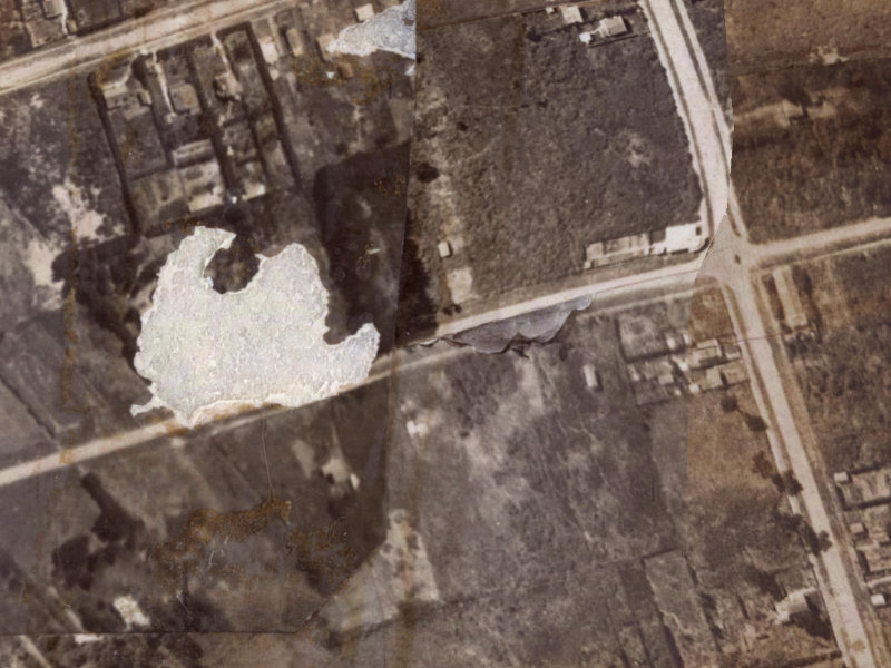 Bridge Street from the air, 1925-1929