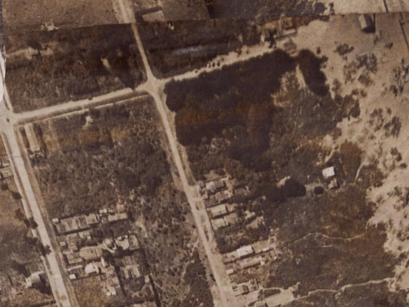 115 Pine Avenue from the air, 1925-1929