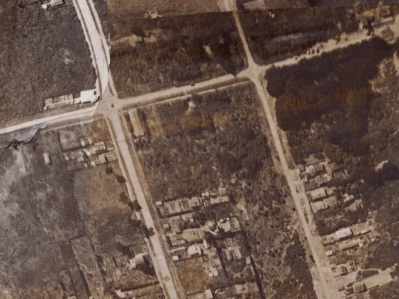 116B Pine Avenue from the air, 1925-1929