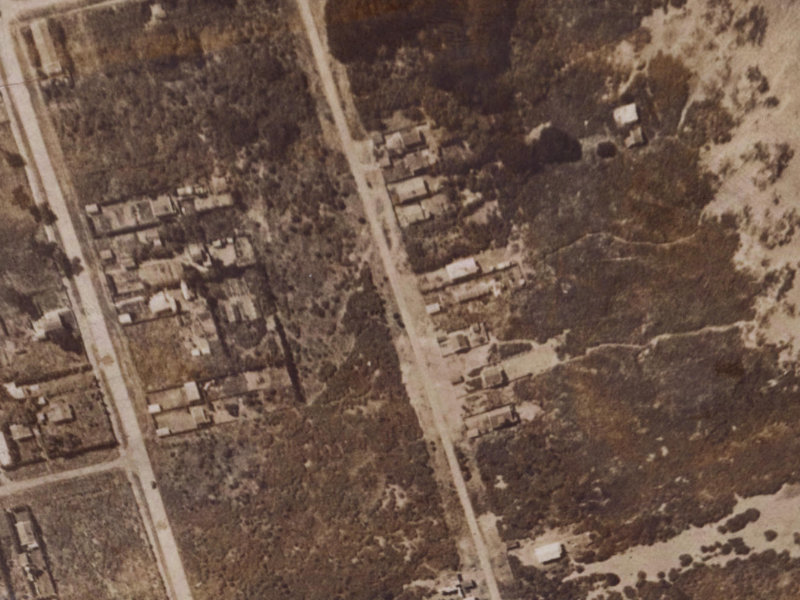 133 Pine Avenue from the air, 1925-1929