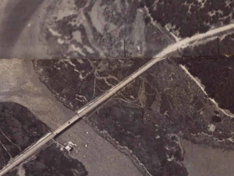 131 Bridge Street from the air, 1925-1929