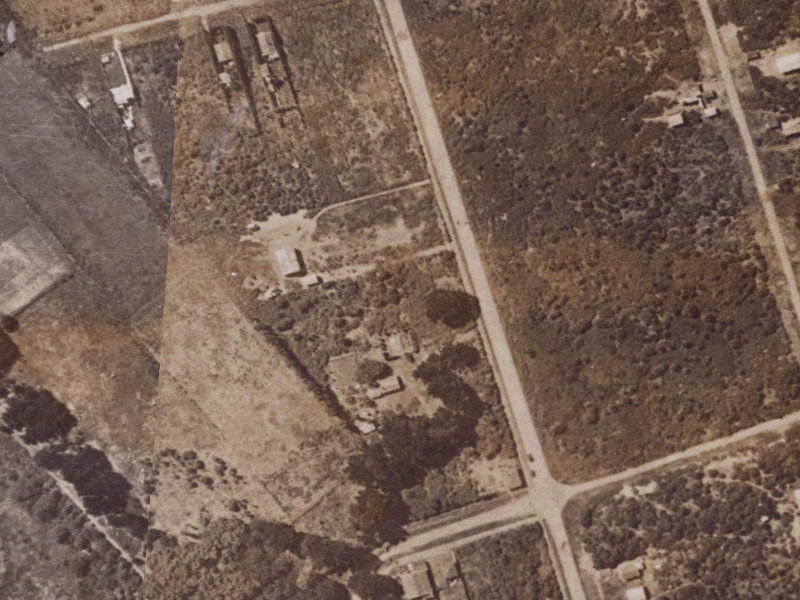 160 Estuary Road from the air, 1925-1929