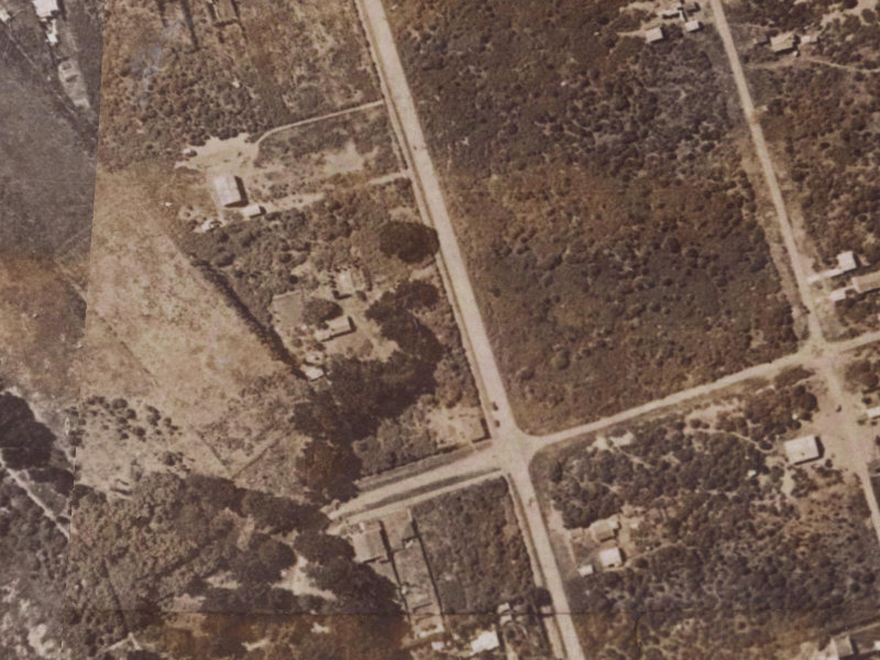 180 Estuary Road from the air, 1925-1929