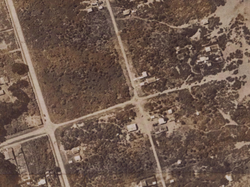 202 Pine Avenue from the air, 1925-1929