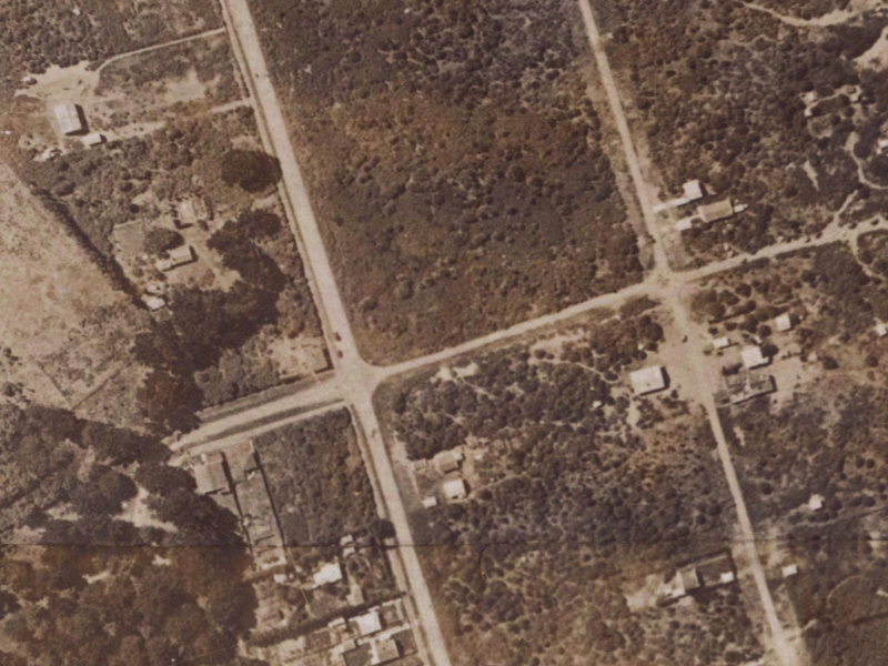 42 Beatty Street from the air, 1925-1929