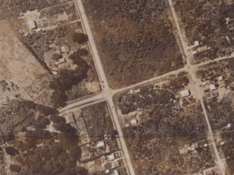 55 Beatty Street from the air, 1925-1929