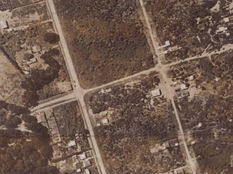 43 Beatty Street from the air, 1925-1929