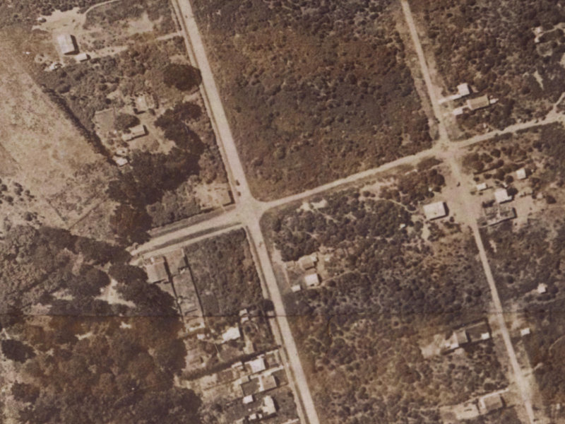 53 Beatty Street from the air, 1925-1929
