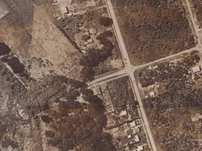 70 Beatty Street from the air, 1925-1929