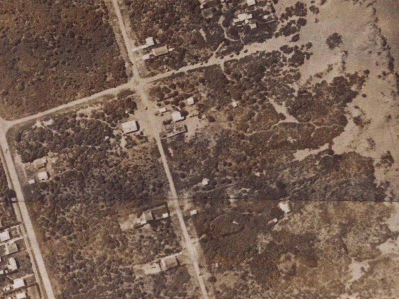 211 Pine Avenue from the air, 1925-1929