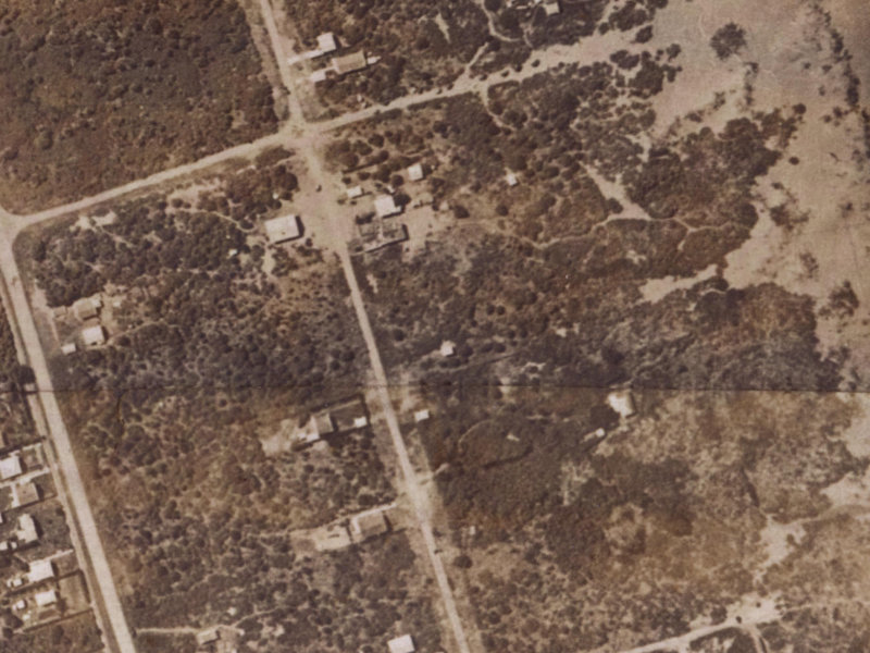 221 Pine Avenue from the air, 1925-1929