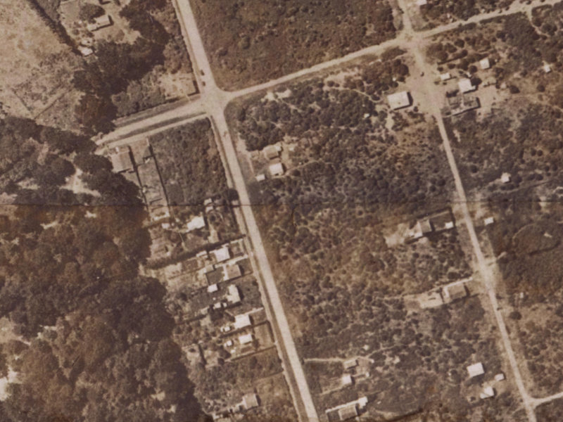203 Estuary Road from the air, 1925-1929