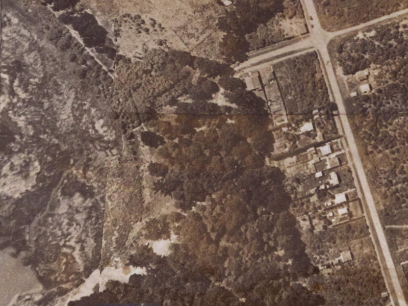 74A Beatty Street from the air, 1925-1929