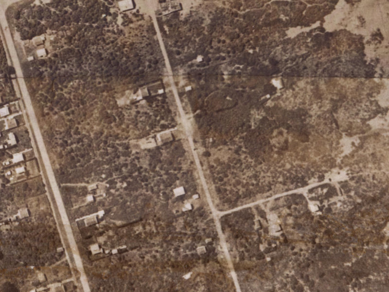231 Pine Avenue from the air, 1925-1929