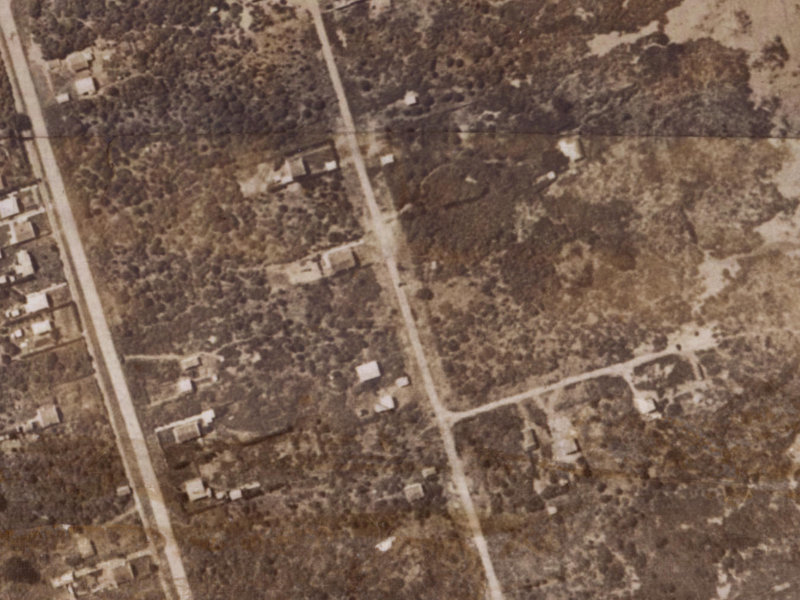 233 Pine Avenue from the air, 1925-1929