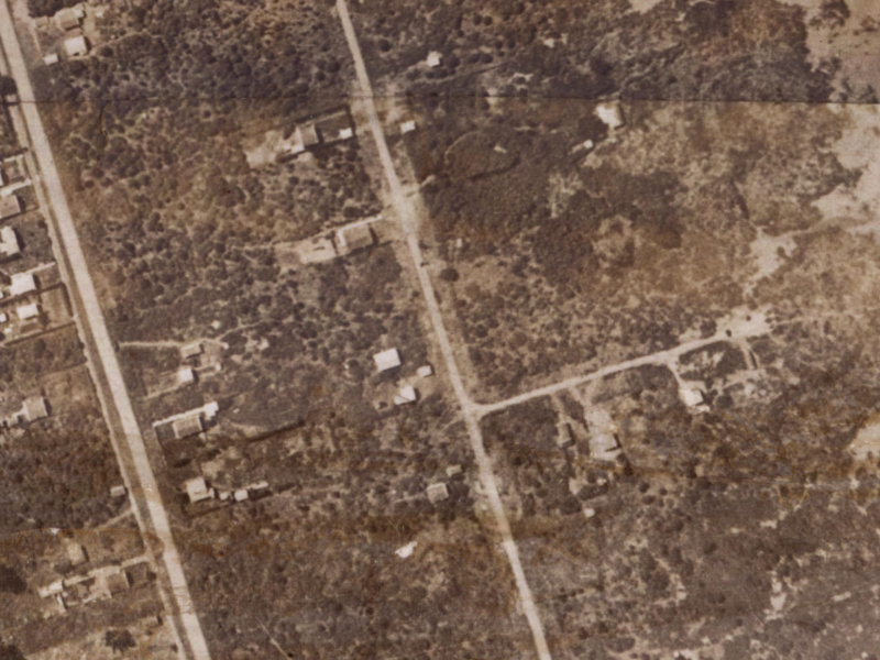 240-244 Pine Avenue from the air, 1925-1929