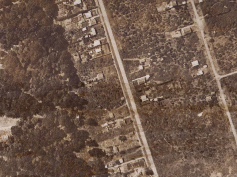 232 Estuary Road from the air, 1925-1929