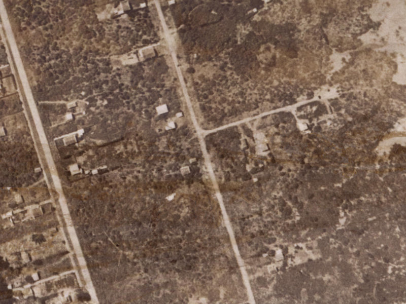 247 Pine Avenue from the air, 1925-1929