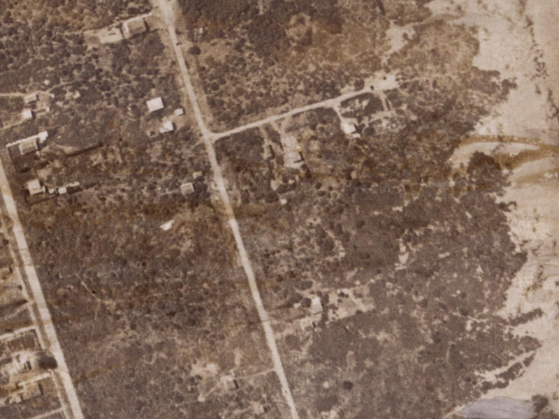 249 Pine Avenue from the air, 1925-1929