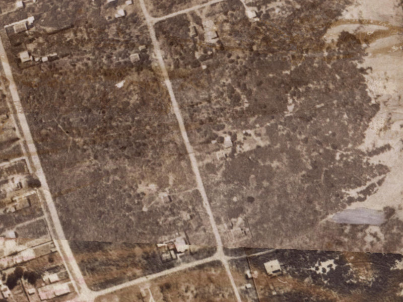 Pine Avenue from the air, 1925-1929