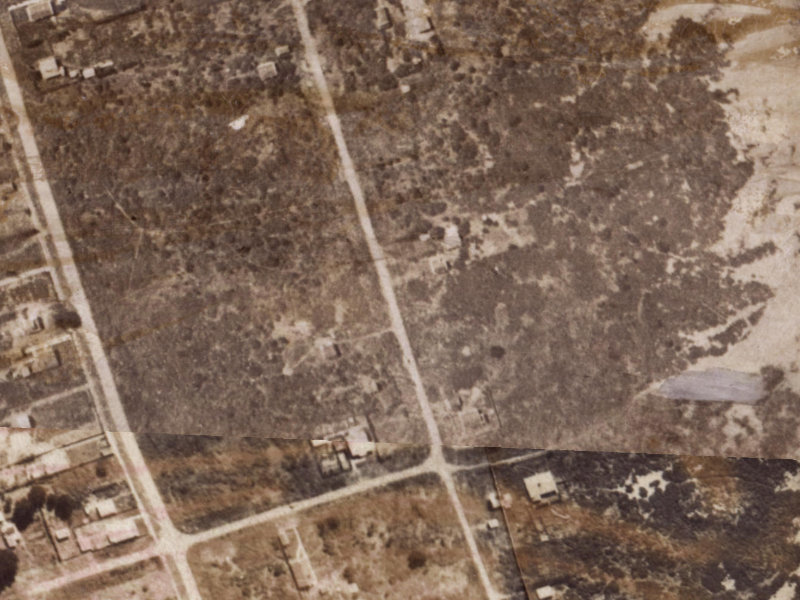 283A Pine Avenue from the air, 1925-1929
