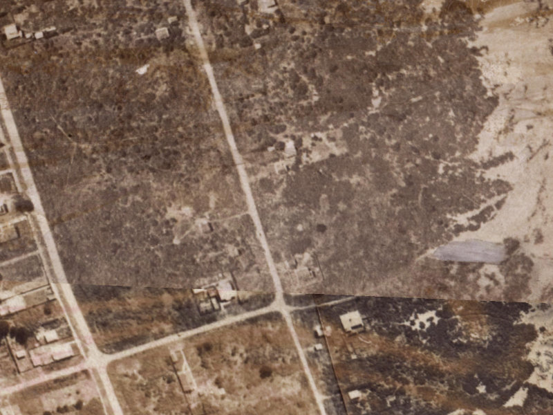 287 Pine Avenue from the air, 1925-1929