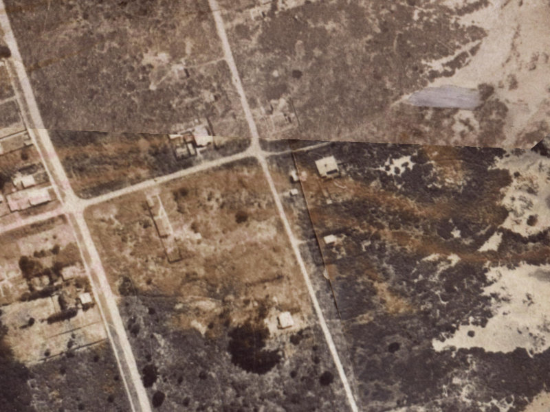 310 Pine Avenue from the air, 1925-1929