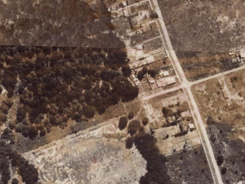 44–74 Jellicoe Street from the air, 1925-1929