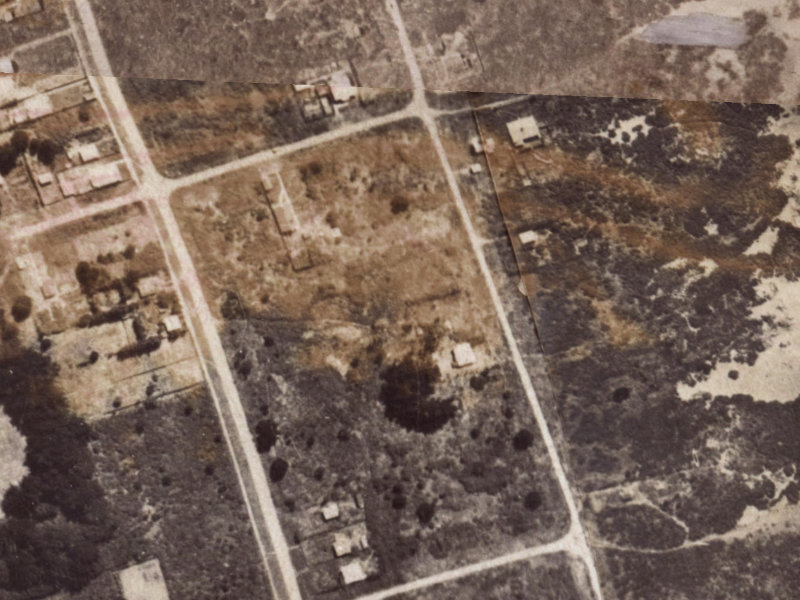 316 Pine Avenue from the air, 1925-1929