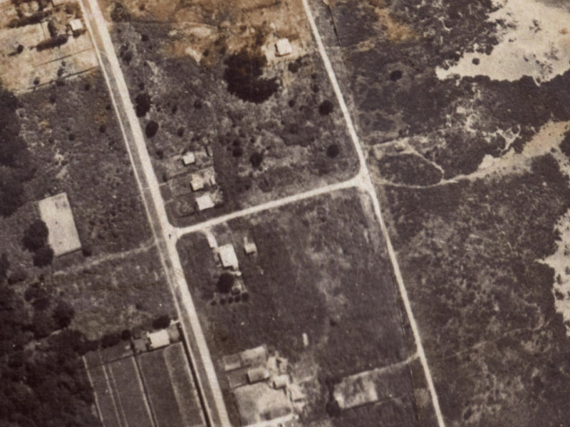 43 Halsey Street from the air, 1925-1929