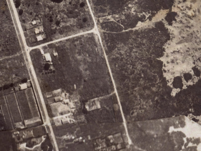 366 Pine Avenue from the air, 1925-1929