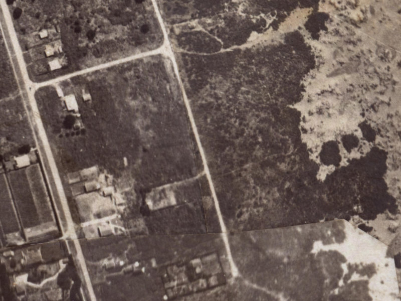 369 Pine Avenue from the air, 1925-1929