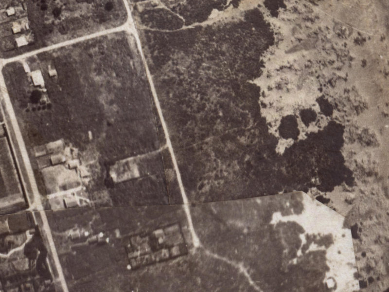 377 Pine Avenue from the air, 1925-1929