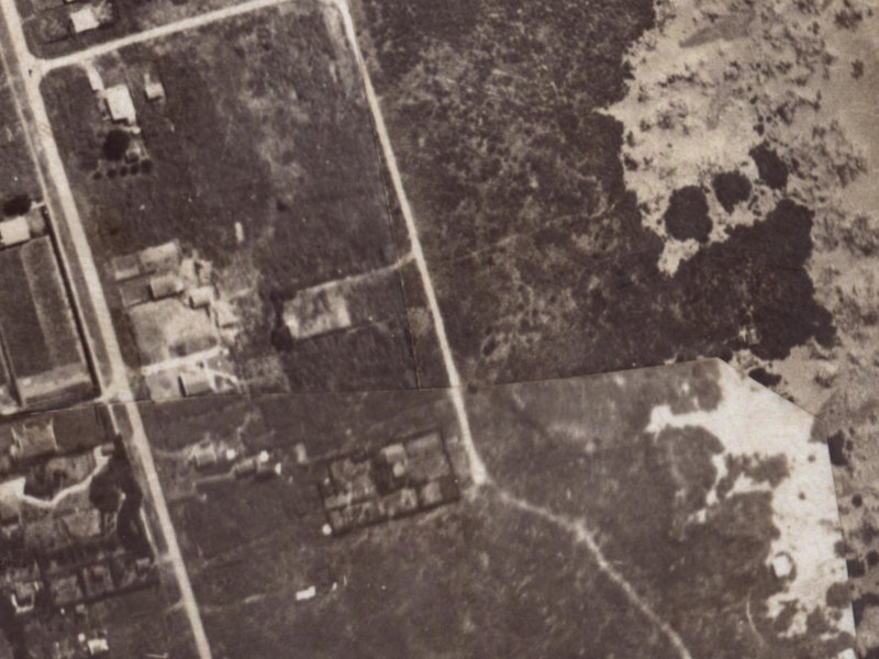 381 Pine Avenue from the air, 1925-1929
