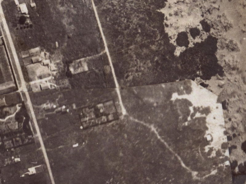 387 Pine Avenue from the air, 1925-1929