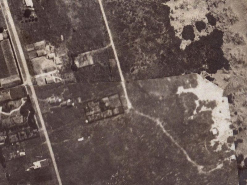 384-386 Pine Avenue from the air, 1925-1929