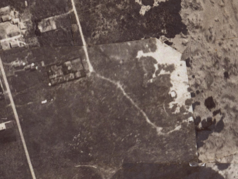 398E Pine Avenue from the air, 1925-1929