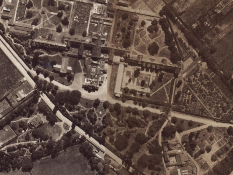 Benjamin Mountfort Cl from the air, 1925-1929