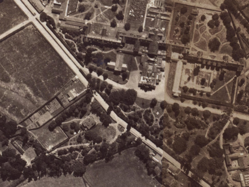 16 John Campbell Crescent from the air, 1925-1929