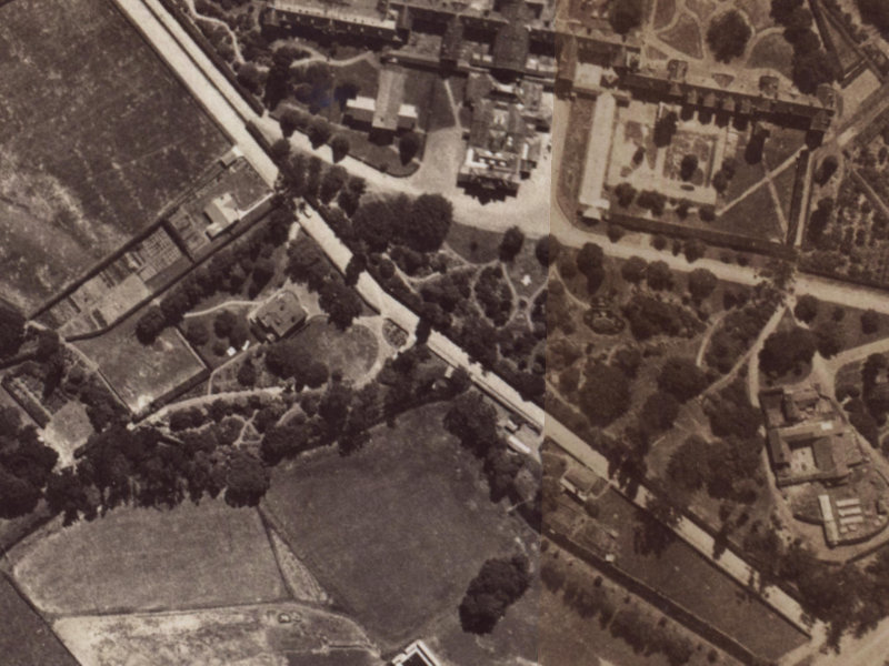 11 Annex Road from the air, 1925-1929