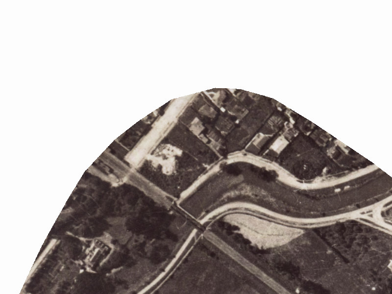 181 Clarendon Terrace from the air, 1925-1929