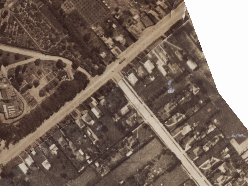 121 Domain Terrace from the air, 1925-1929